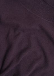Delora Cashmere Jumper, Malbec Purple, hi-res