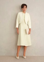 Eliana Seam Detail Jacket, Pale Yellow, hi-res