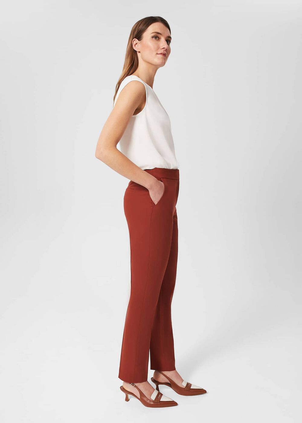 Meghan Pants, Dark Pecan, hi-res