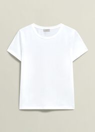 Pixie Cotton T-Shirt, White, hi-res