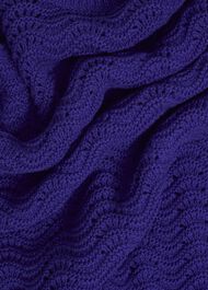 Lulu Cotton Sweater, Cobalt Blue, hi-res