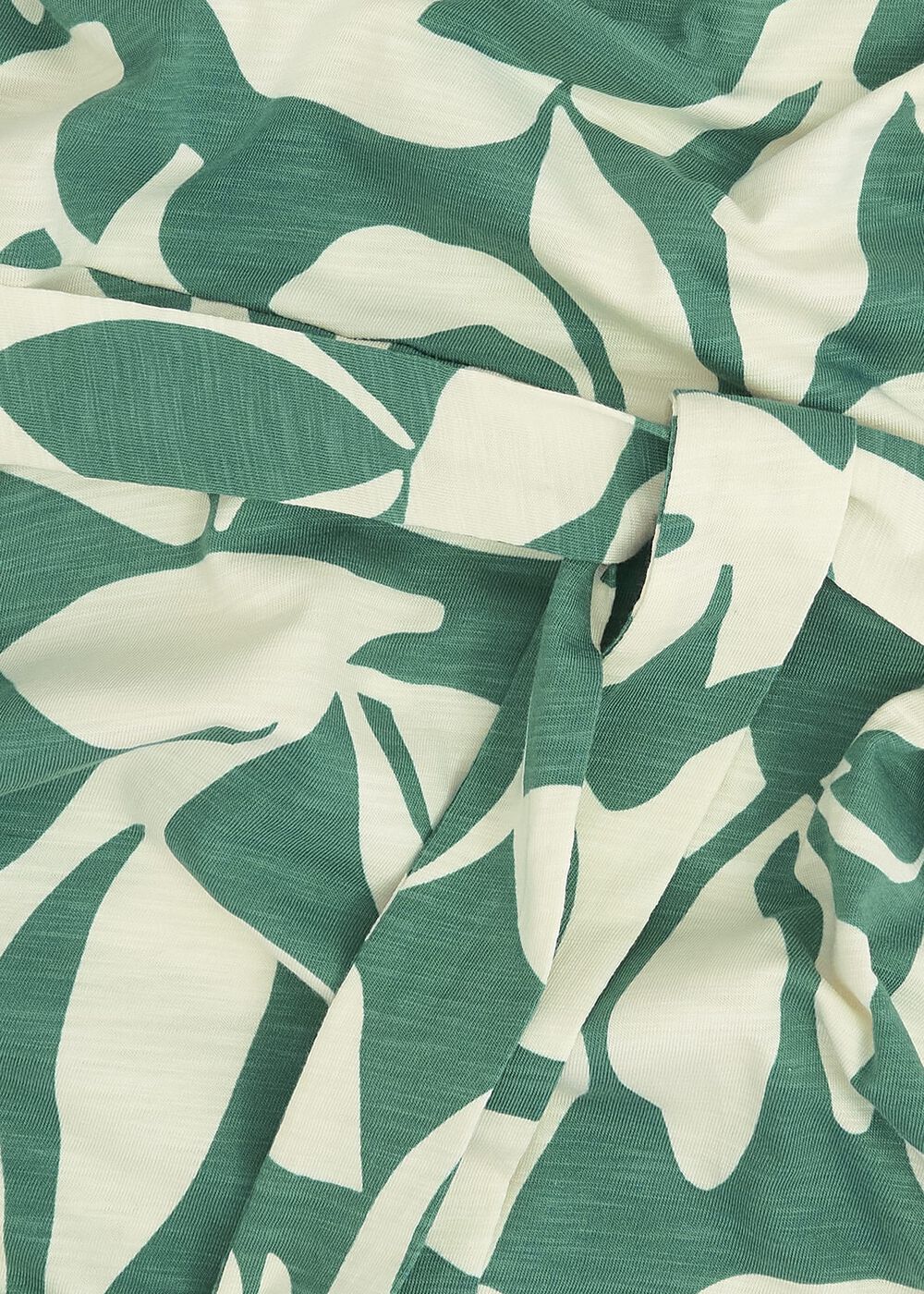 Petite Nadine Jersey Dress, Green Ivory, hi-res
