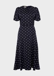 Christina Dress, Navy Ivory, hi-res