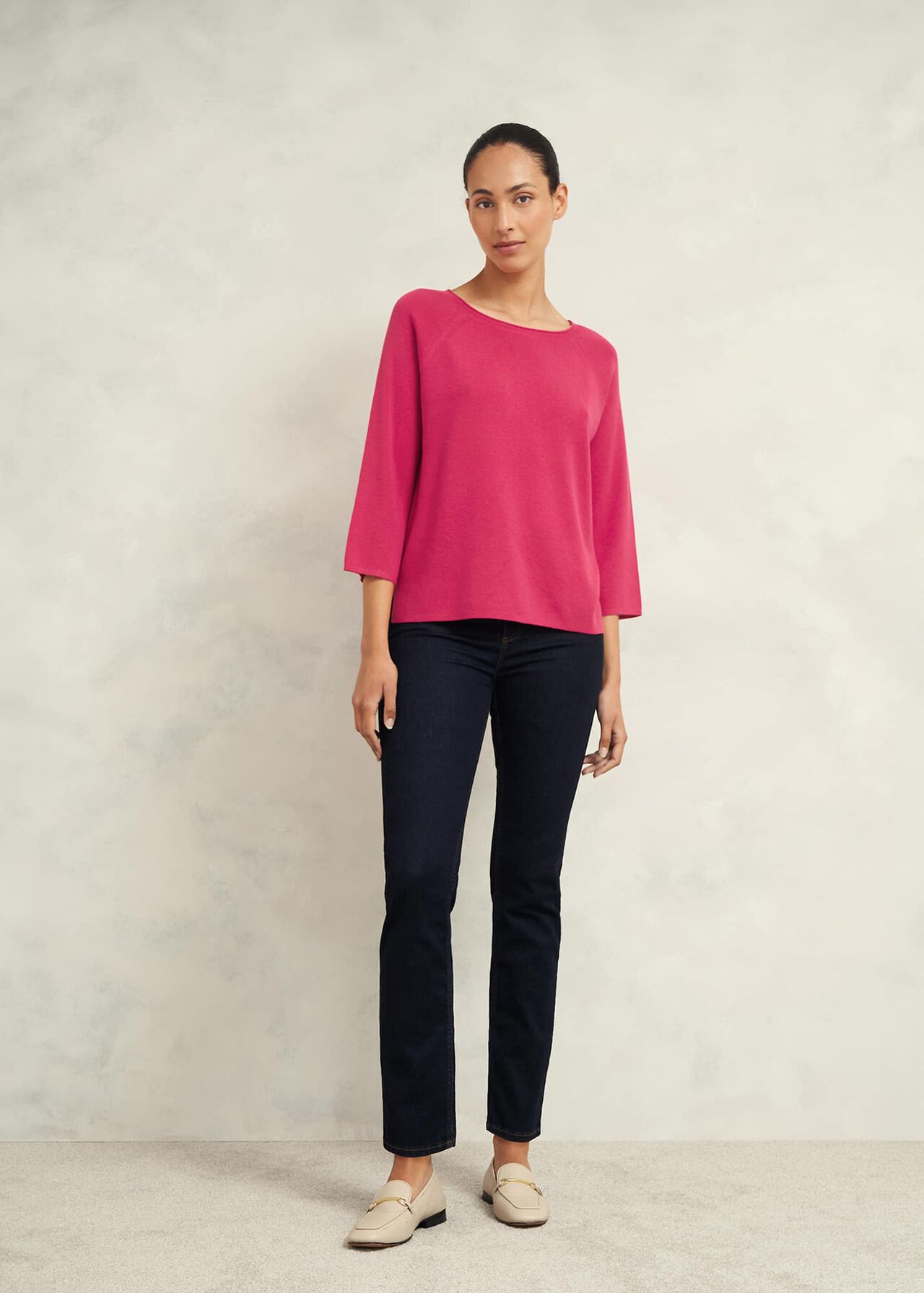 Jana Sweater With Wool, Zinnia Pink, hi-res