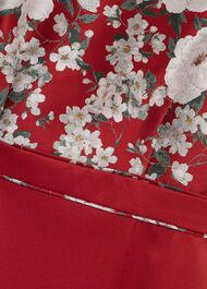 Dora Jacquard Shift Dress, Red Multi, hi-res