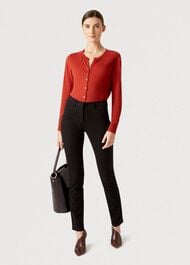 Petite Amanda Skinny Jeans With Stretch, Black, hi-res