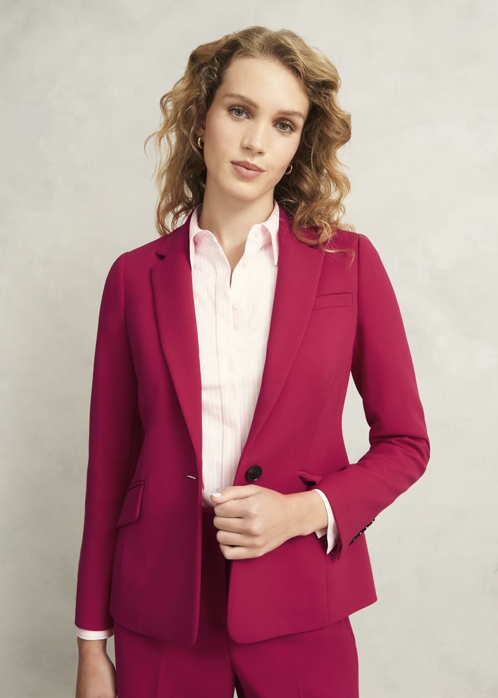 Petite Suki Jacket, Hot Magenta, hi-res
