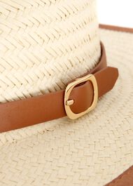 Maryam Straw Hat, Natural, hi-res