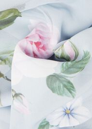 Carly Floral Midi Dress, Blue Multi, hi-res