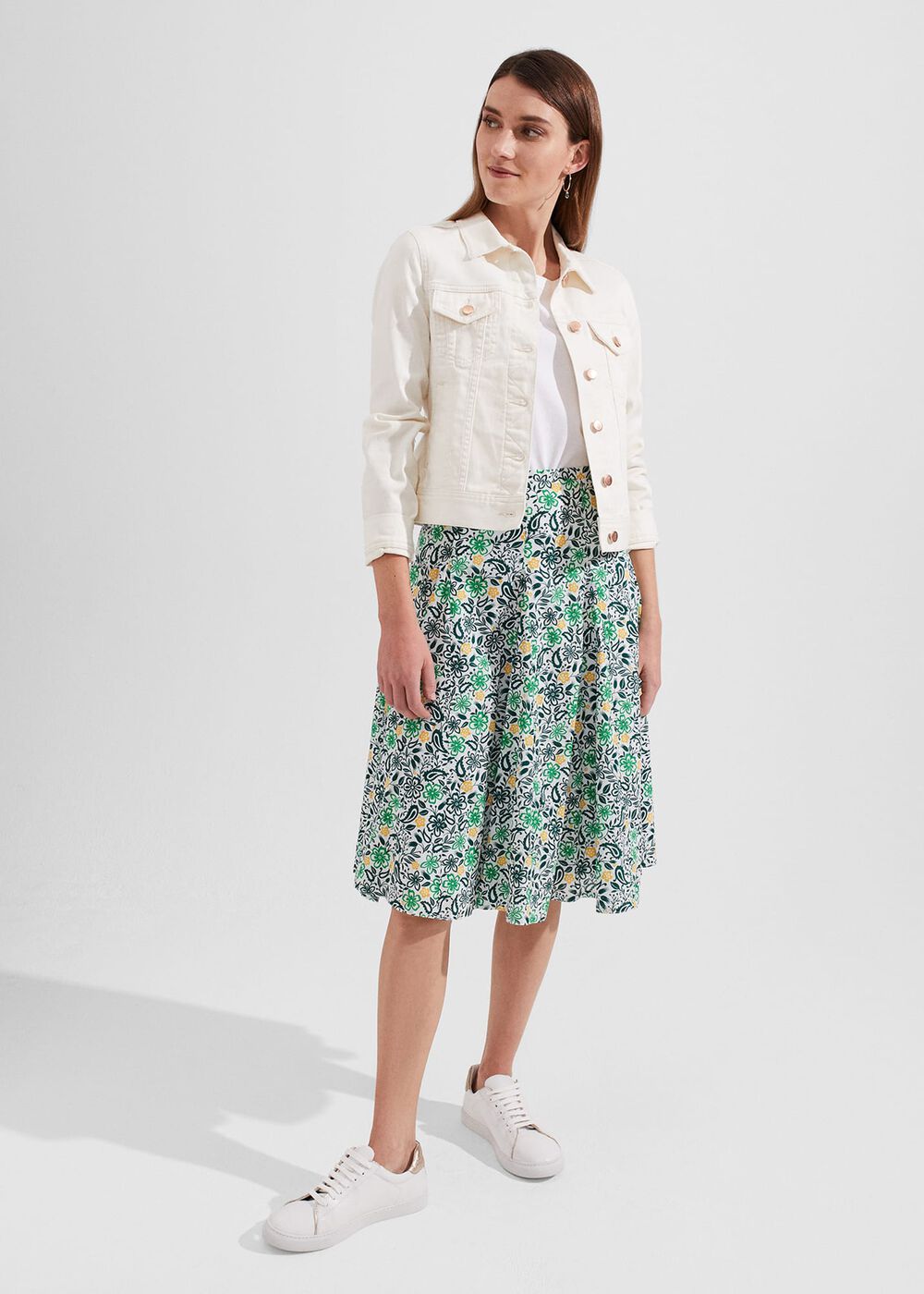 Melina Skirt, White Multi, hi-res