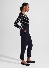 Petite Gael Pants, Navy, hi-res