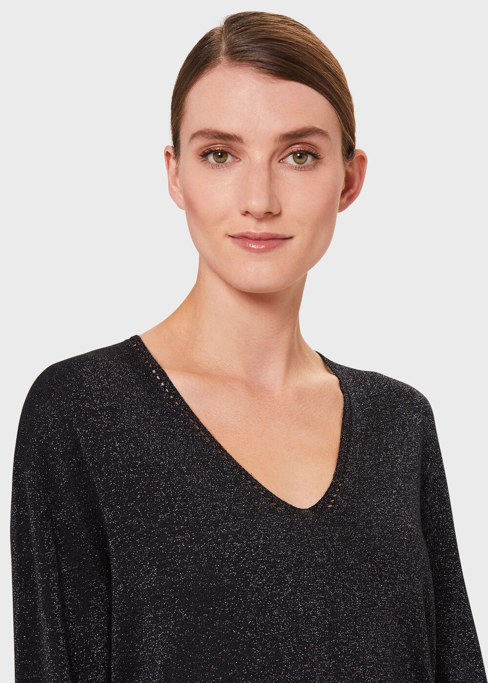 Mae Sparkle Jumper, Black Silver, hi-res