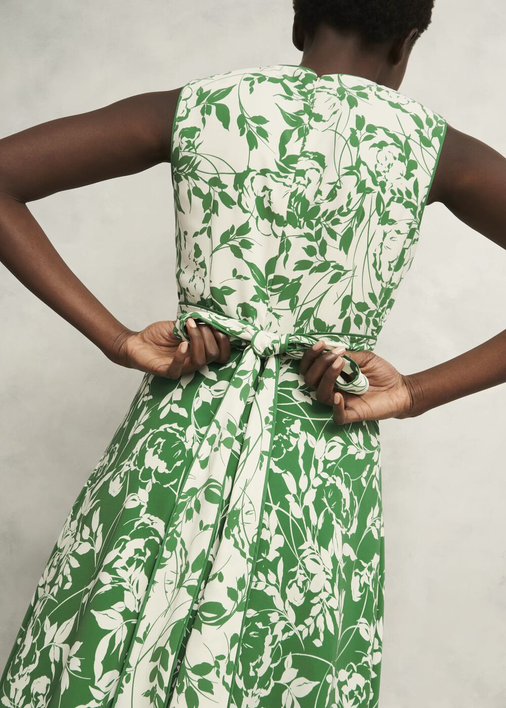 Maddie Dress, Green Cream, hi-res