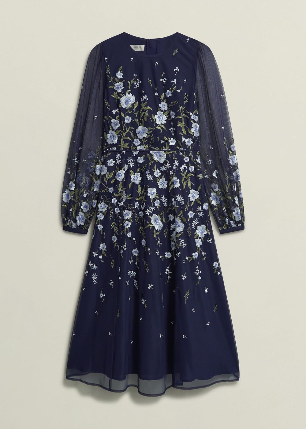 Lois Embroidered Dress, Midnight Multi, hi-res