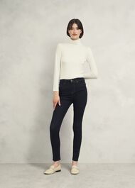 Mischa Roll Neck Top, Hobbs Ivory, hi-res
