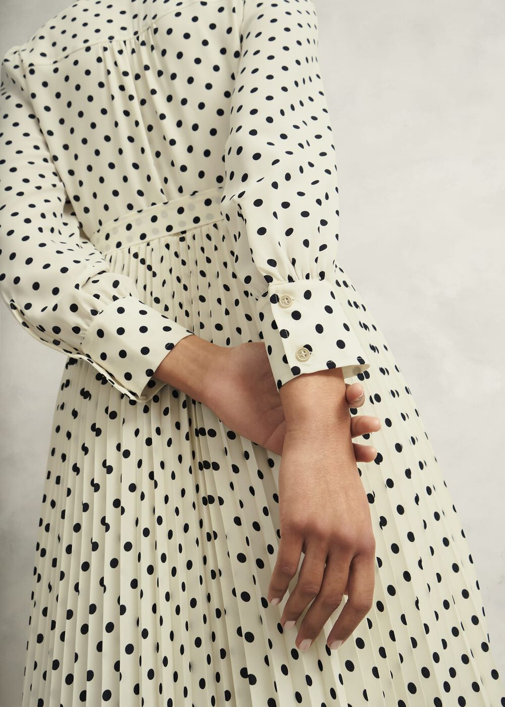 Larina Dress, Ivory Navy, hi-res