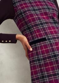 Petite Margot Wool Dress, Pink Multi, hi-res