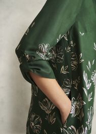 Dark Green Marci Tunic Dress, Green Multi, hi-res