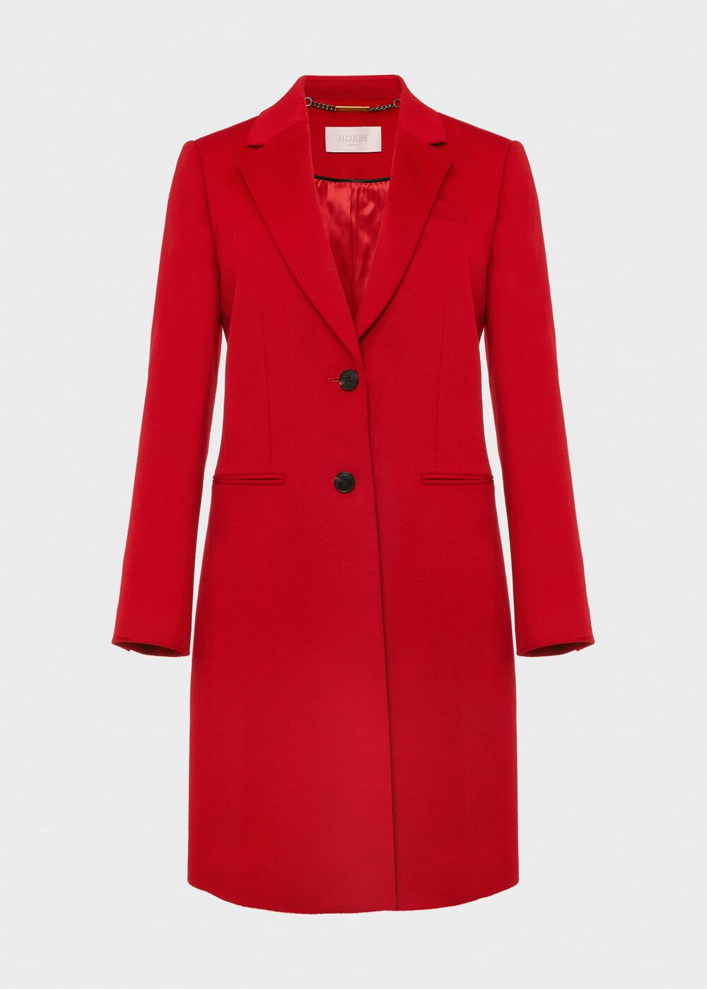 Tilda Wool Coat, Red, hi-res
