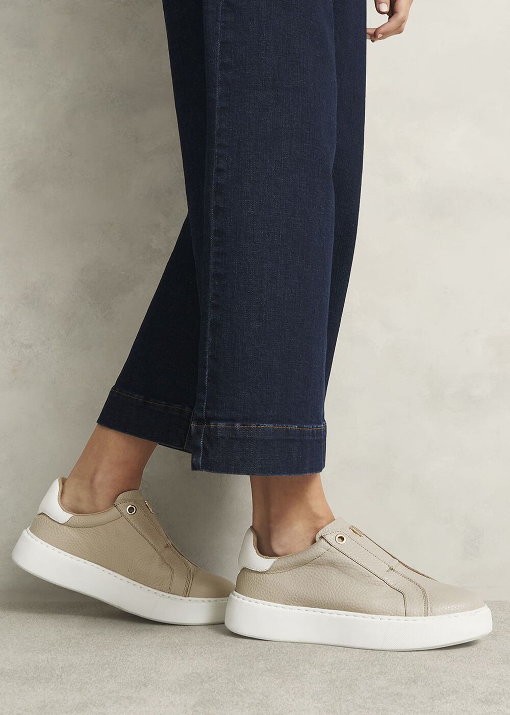 Greta Slip On Sneakers, Light Beige, hi-res