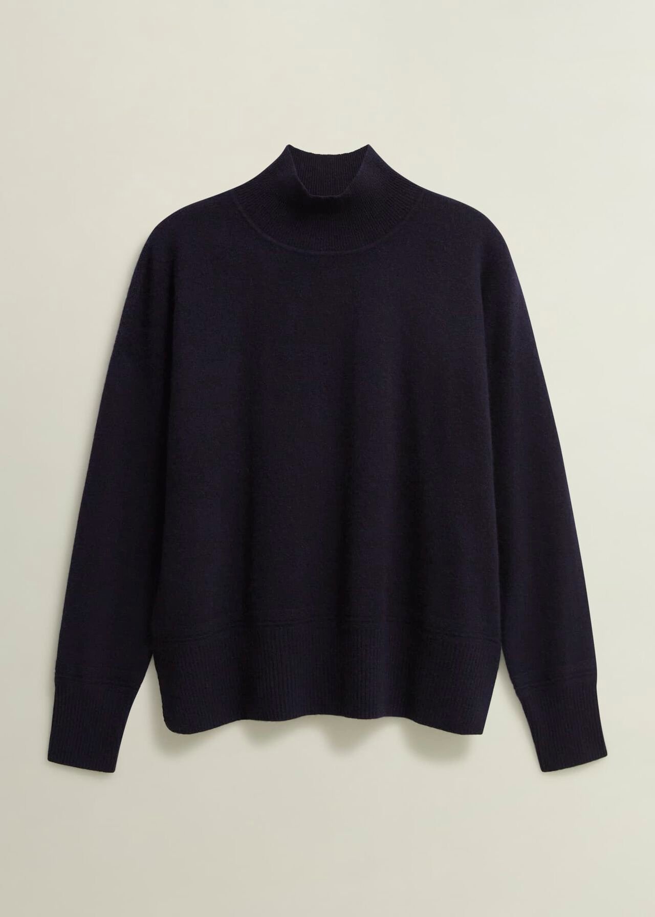 Marlena Cashmere Funnel Neck Jumper, Hobbs Navy, hi-res