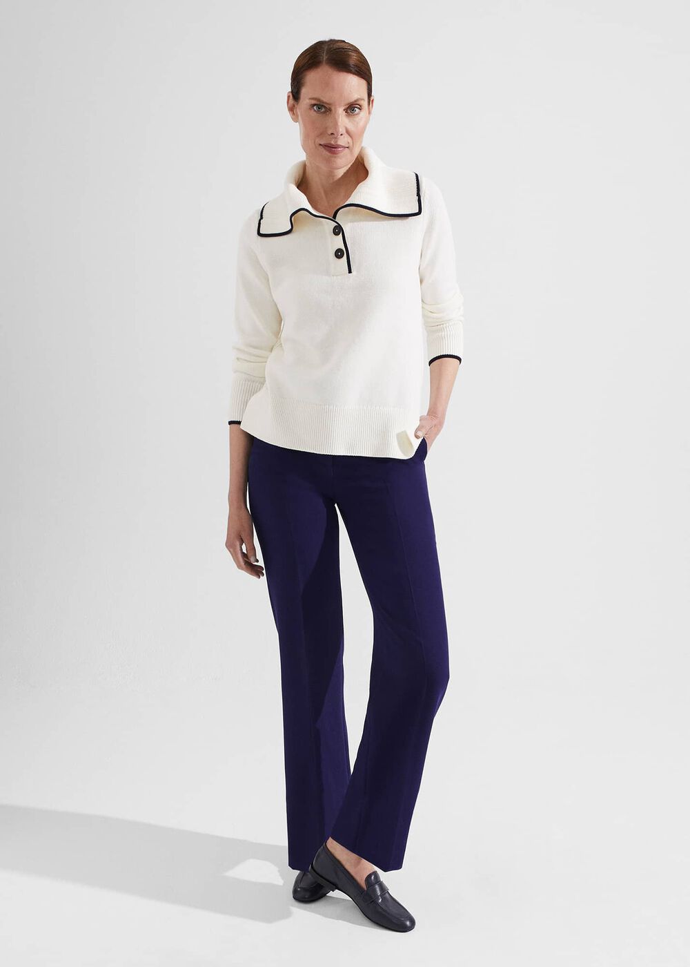 Romy Pants, Rich Navy Blue, hi-res
