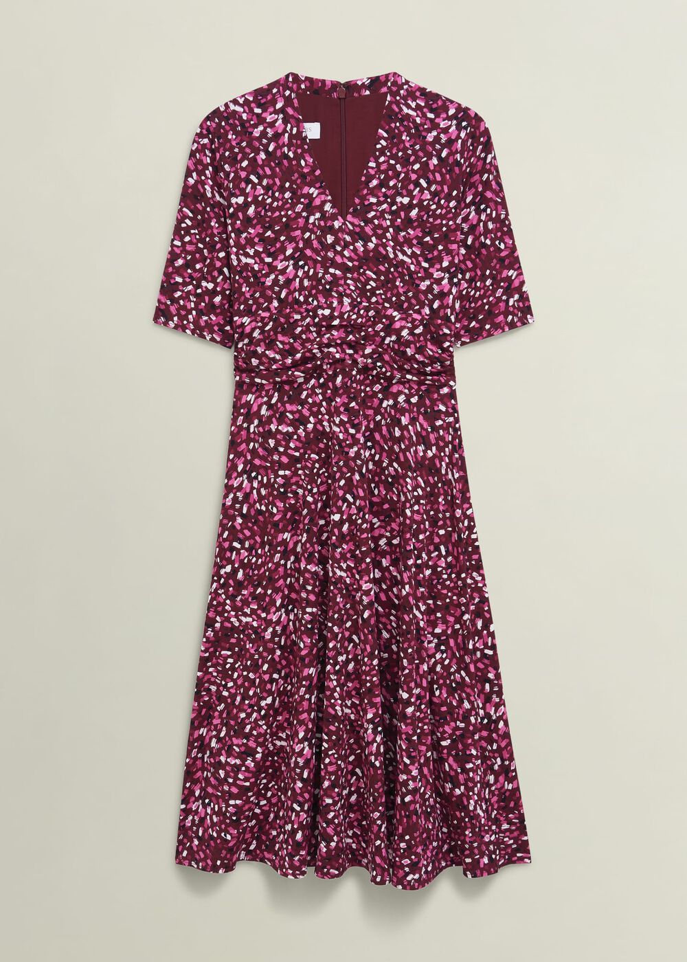 Jaci Jersey Dress, Red Multi, hi-res