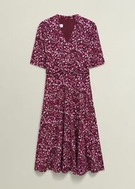 Jaci Jersey Dress, Red Multi, hi-res