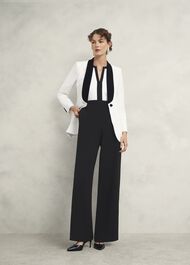 Mannington Jumpsuit, Black Ivory, hi-res