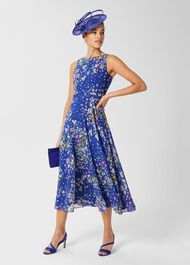 Shona Fascinator, Cobalt, hi-res