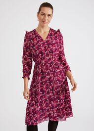 Elaina Dress, Purple Multi, hi-res