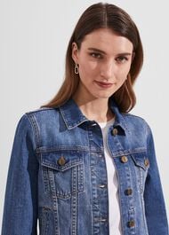 Mariam Jacket, Mid Wash, hi-res