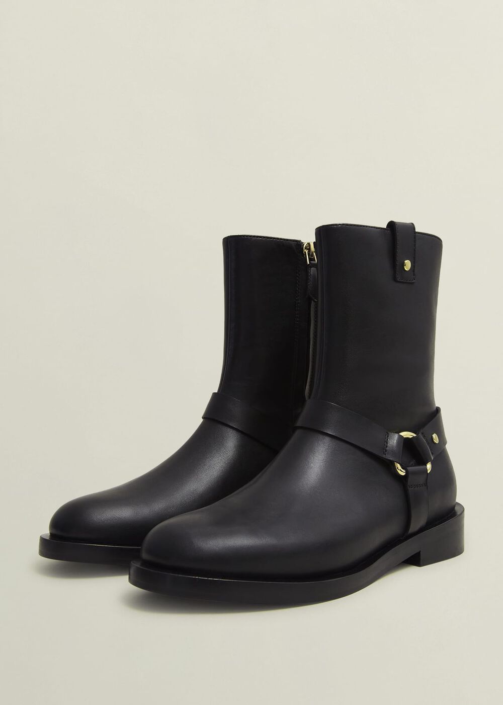 Effie Biker Boots, Black, hi-res