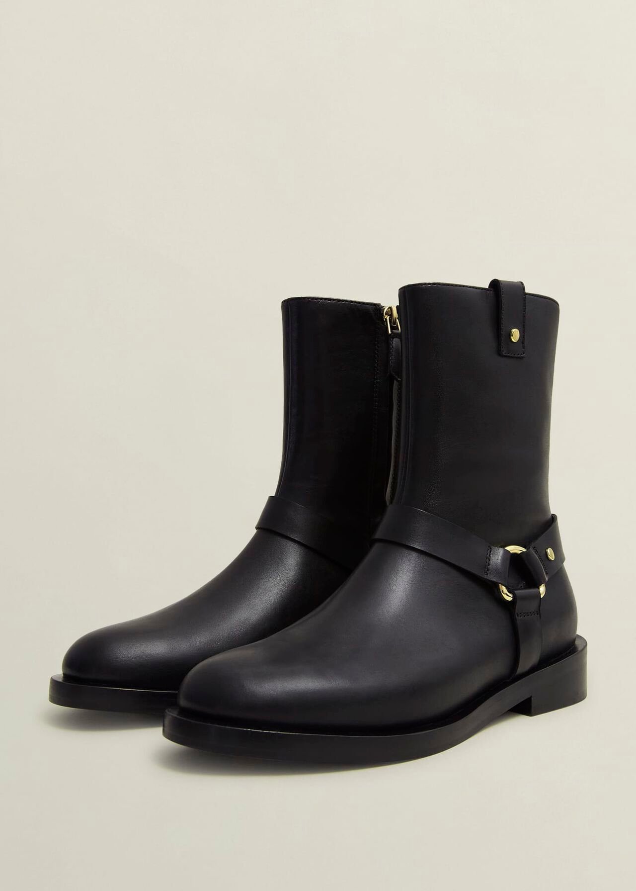 Effie Biker Boots, Black, hi-res