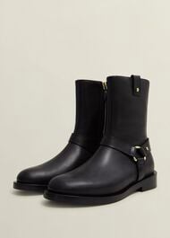Effie Biker Boots, Black, hi-res