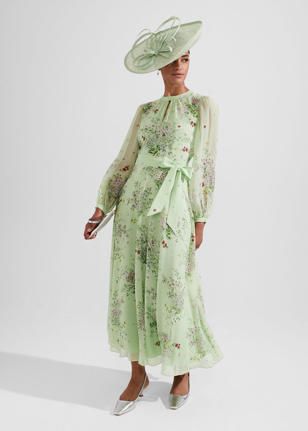 Dita Slingback, Silver, hi-res