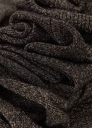 Sherann Sparkle Knitted Top, Black Gold, hi-res