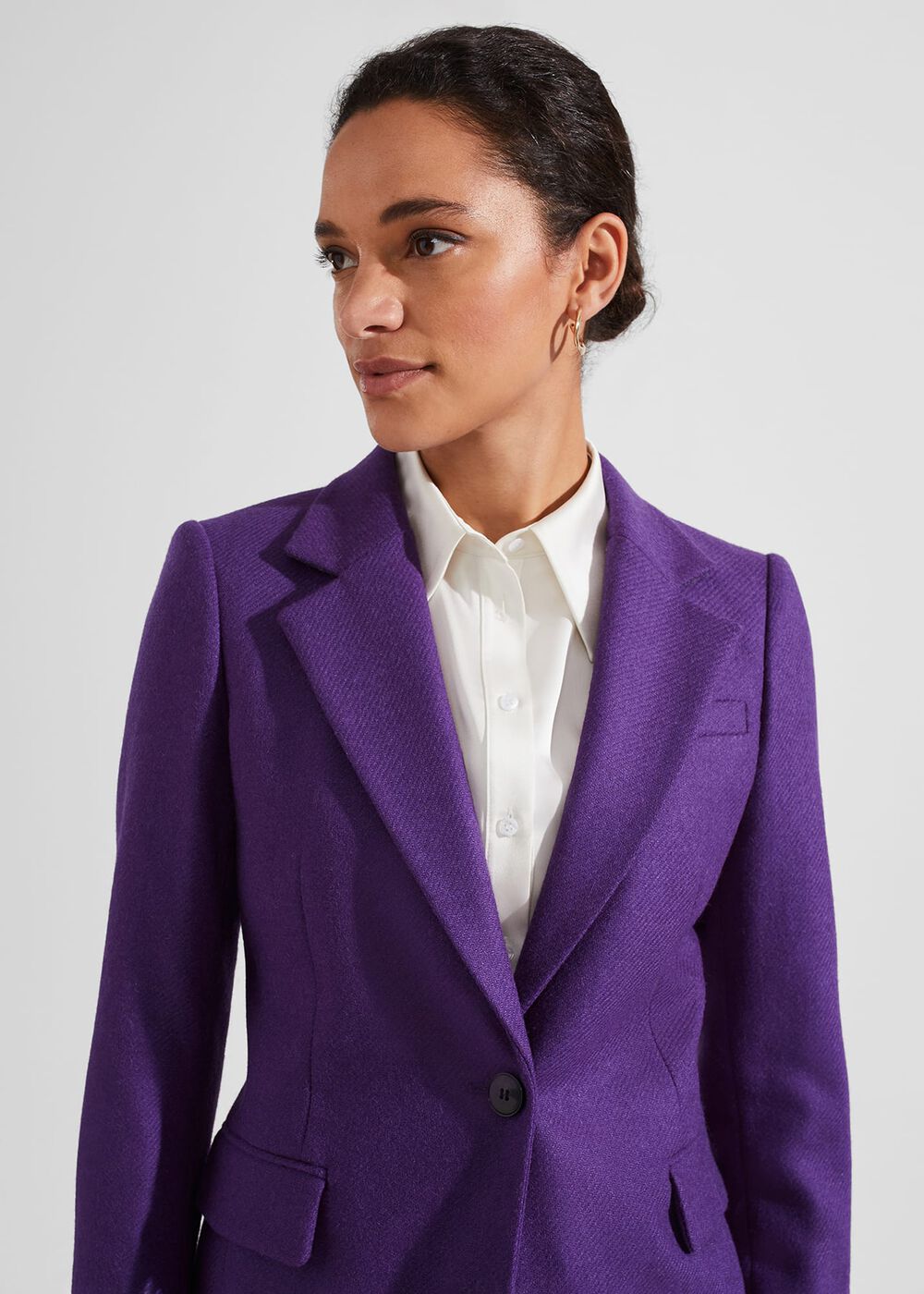 Jess Wool Jacket, Indigo Purple, hi-res