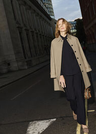 Vivienne Shower Resistant Trench Coat, Fawn Beige, hi-res