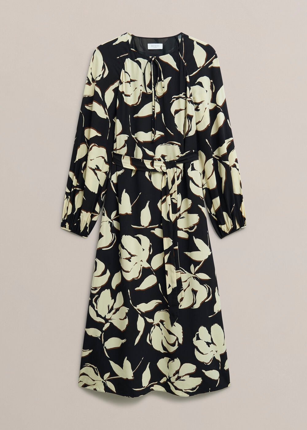 Evelyn Dress, Black Sandstone, hi-res