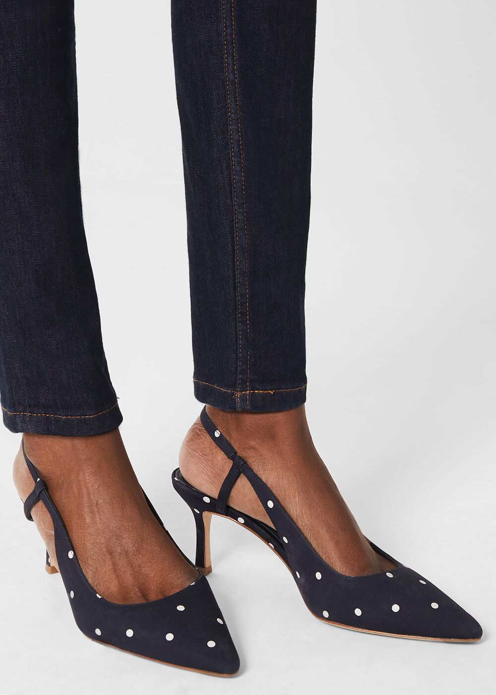 Celia Slingback, Navy Ivory, hi-res