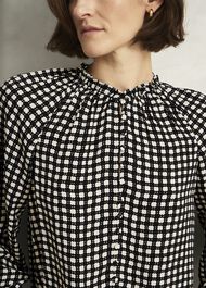 Hewlett Geo Top, Black Cream, hi-res
