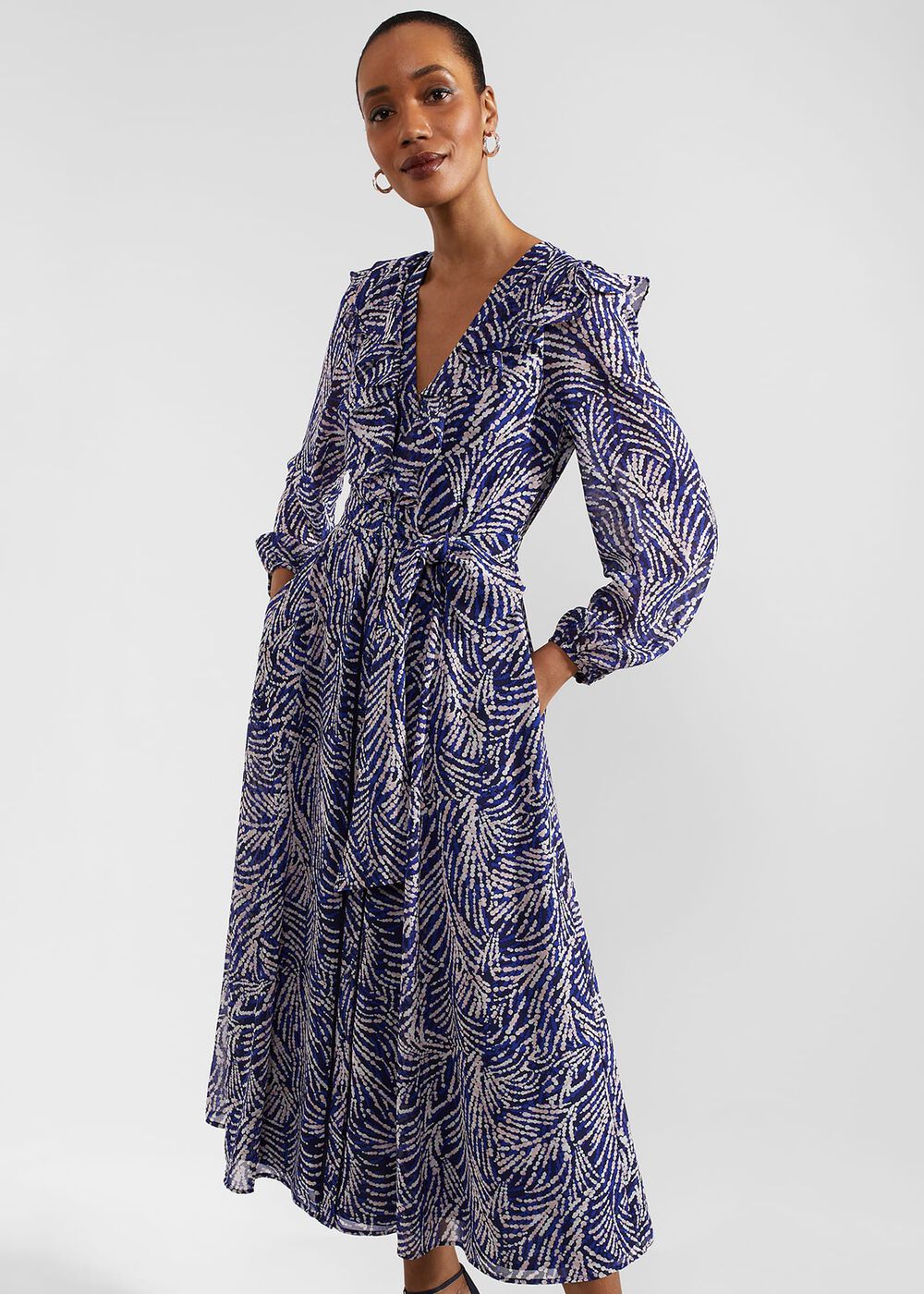 Rosana Dress, Navy Blue Multi, hi-res