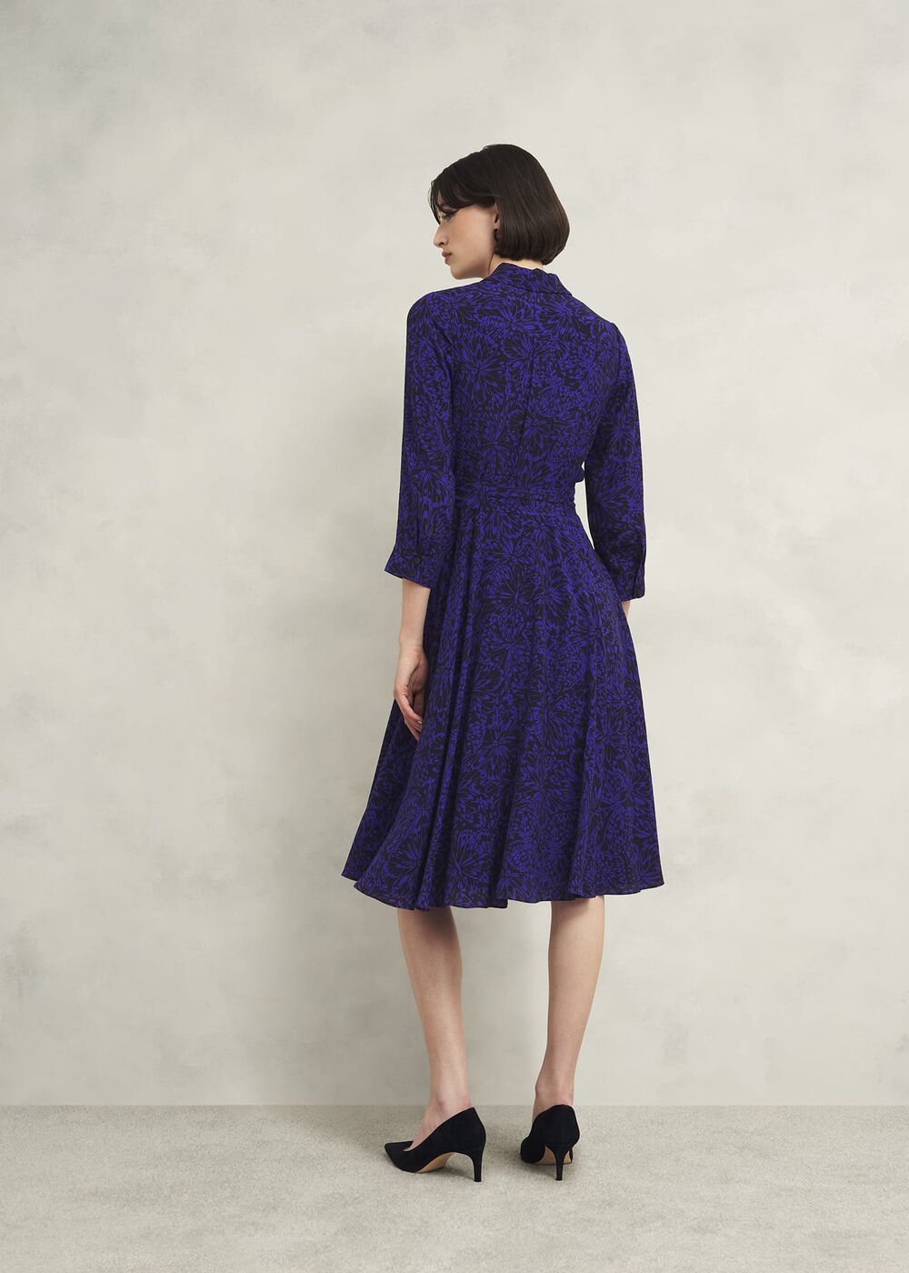 Petite Lainey Dress, Navy Blue, hi-res