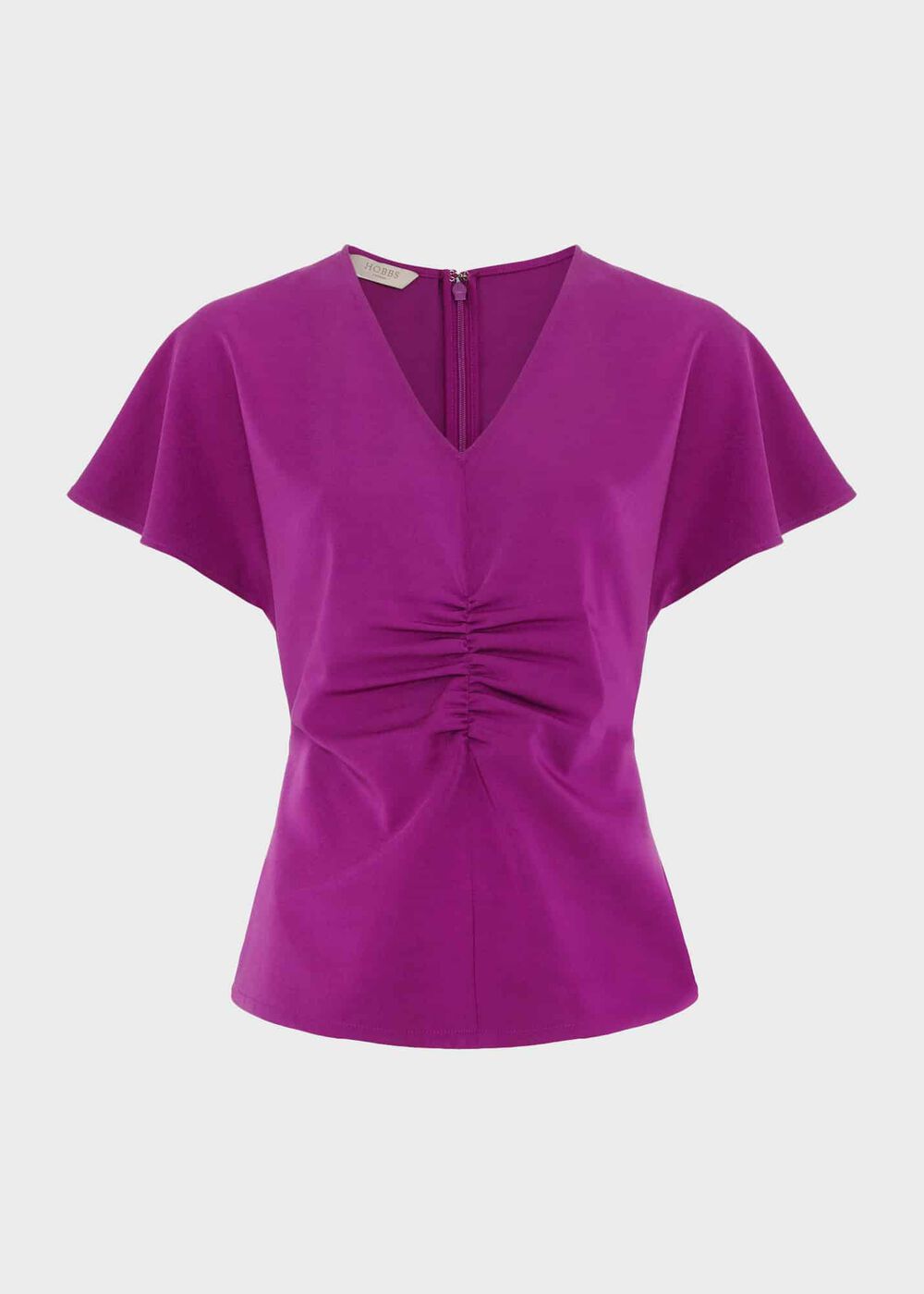 Venetia Top, Magenta Purple, hi-res