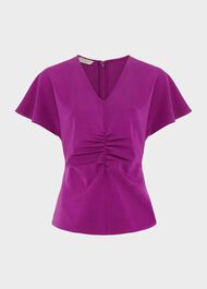 Venetia Top, Magenta Purple, hi-res