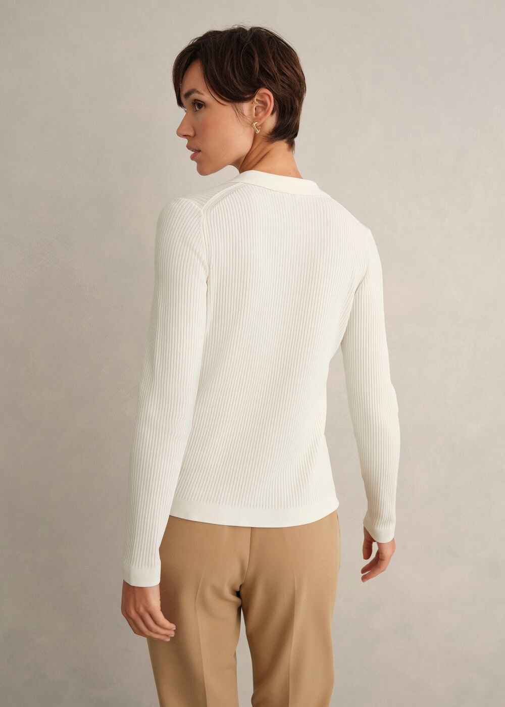 Meredith Sweater, Ivory, hi-res