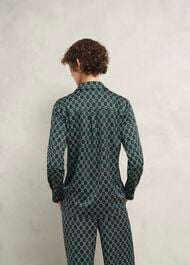 Finwell Satin Shirt, Multi, hi-res