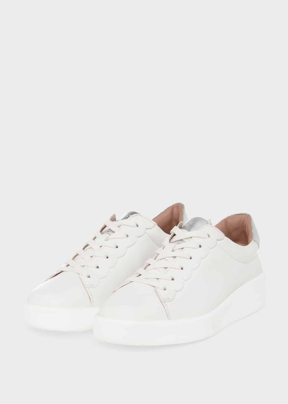 Mollie Trainer, White Metallic, hi-res