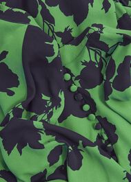 Georgia Dress, Green Navy, hi-res